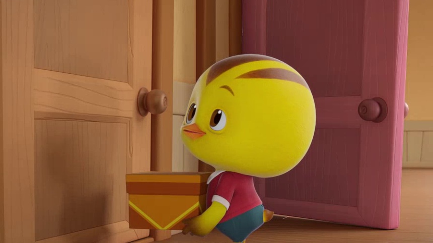 萌鸡小队布置新房间状况百出，美嘉妈妈来帮忙！